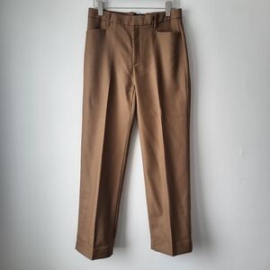Banana Republic Classic Straight Leg Camel Women's Wool Trouser Pants Sz 8
